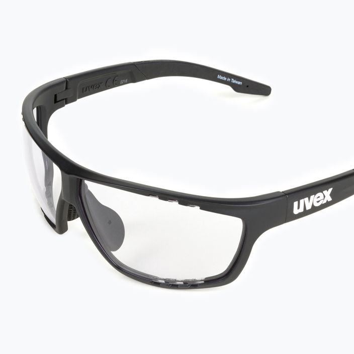 UVEX Sportstyle 706 V juodi matiniai/variomatiniai dūminiai akiniai nuo saulės 53/2/005/2201 5