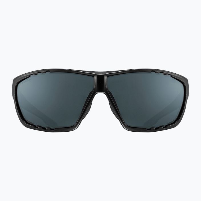 UVEX Sportstyle 706 CV juodi matiniai/šviesiai sidabriniai akiniai nuo saulės 53/2/018/2290 6