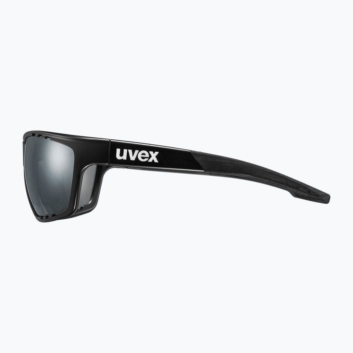 UVEX Sportstyle 706 CV juodi matiniai/šviesiai sidabriniai akiniai nuo saulės 53/2/018/2290 7