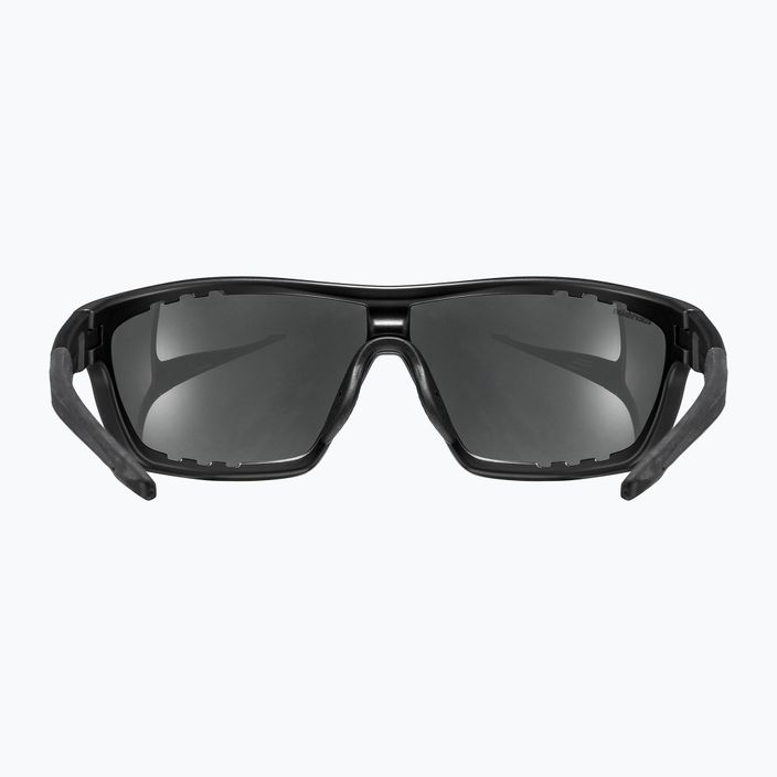 UVEX Sportstyle 706 CV juodi matiniai/šviesiai sidabriniai akiniai nuo saulės 53/2/018/2290 9