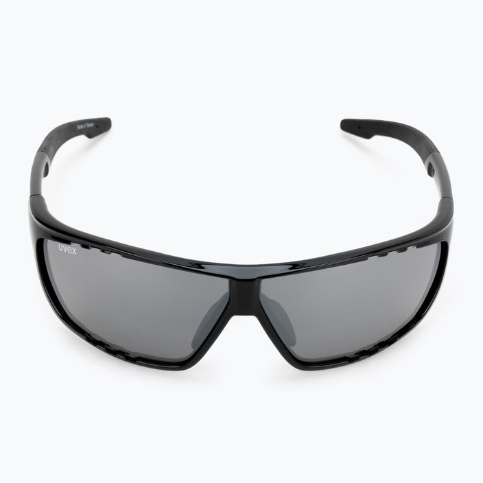 UVEX Sportstyle 706 juodi/šviesiai sidabriniai akiniai nuo saulės 53/2/006/2216 3