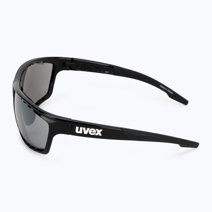 UVEX Sportstyle 706 juodi/šviesiai sidabriniai akiniai nuo saulės 53/2/006/2216 4