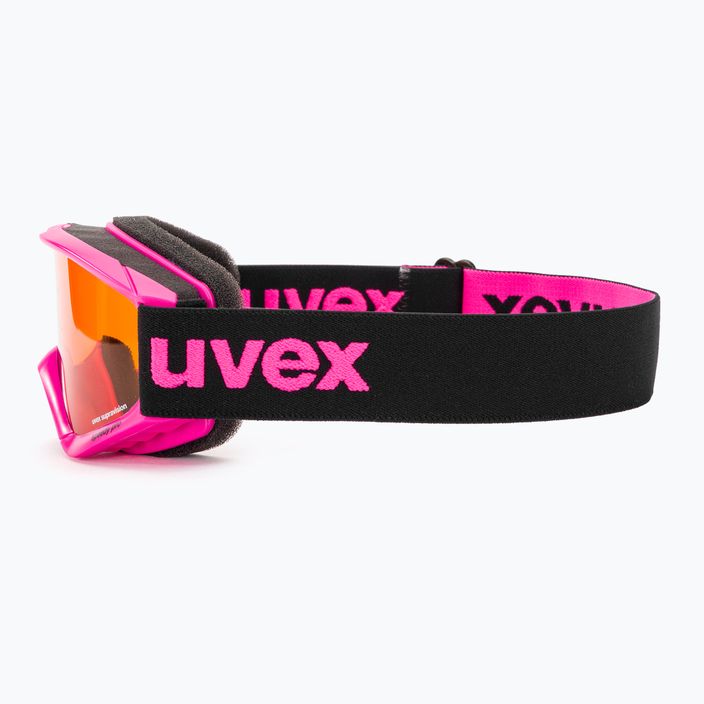 UVEX vaikiški slidinėjimo akiniai Speedy Pro pink/lasergold 55/3/819/90 4