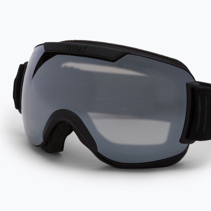 UVEX Downhill 2000 FM slidinėjimo akiniai juodi matiniai / veidrodiniai sidabriniai / skaidrūs 55/0/115/2030 5
