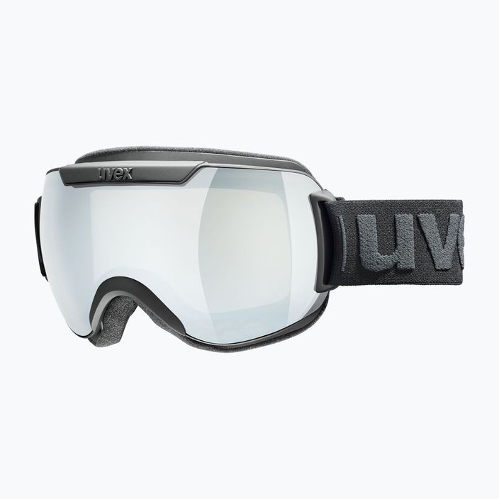 UVEX Downhill 2000 FM slidinėjimo akiniai juodi matiniai / veidrodiniai sidabriniai / skaidrūs 55/0/115/2030 6