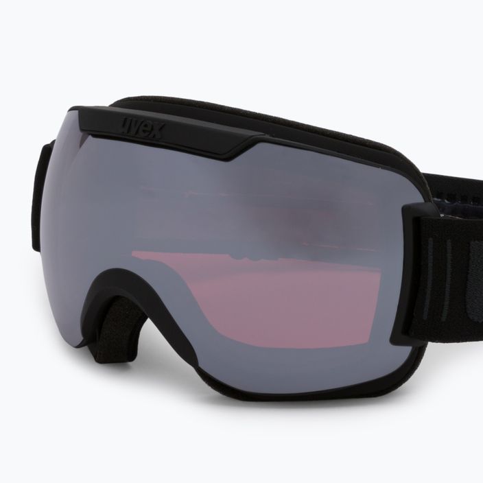 Slidinėjimo akiniai UVEX Downhill 2000 FM juodi matiniai / veidrodiniai sidabriniai / rožiniai 55/0/115/2424 5