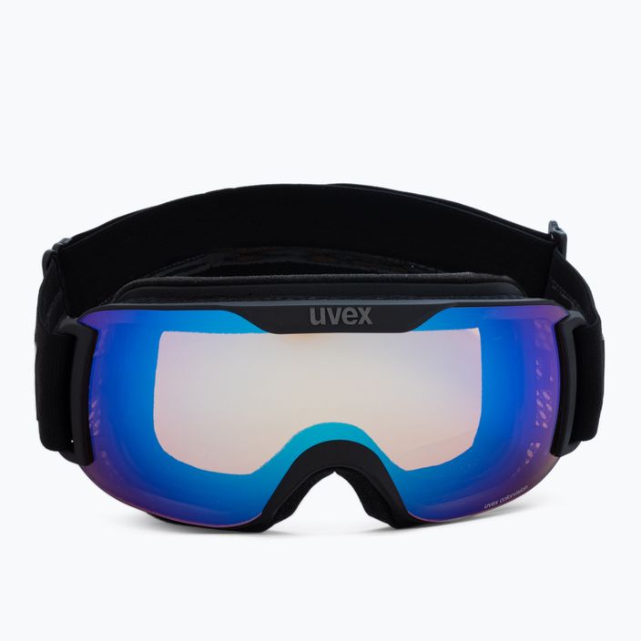 Slidinėjimo akiniai UVEX Downhill 2000 S CV black mat/mirror blue colorvision yellow 55/0/447/21 2
