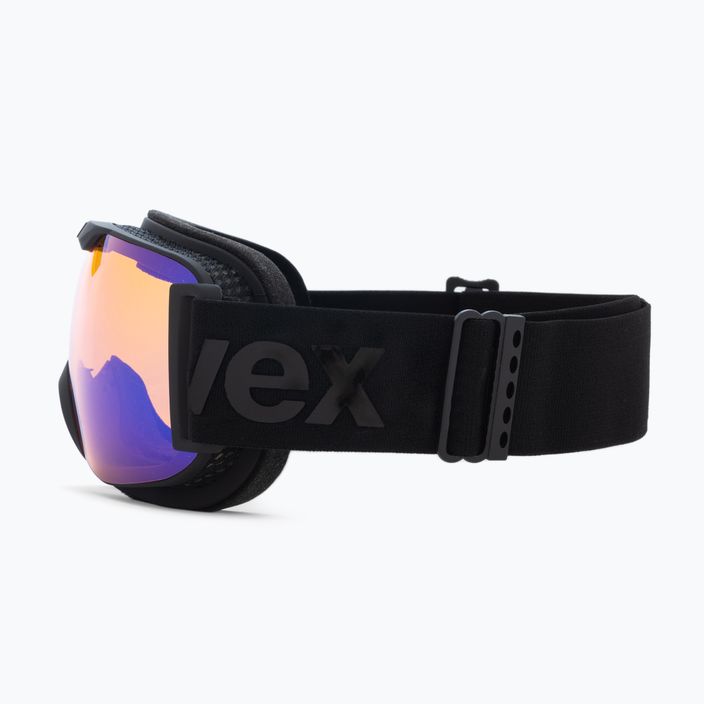 Slidinėjimo akiniai UVEX Downhill 2000 S CV black mat/mirror blue colorvision yellow 55/0/447/21 4