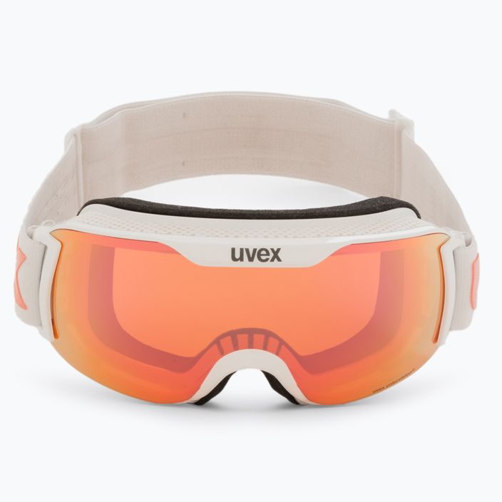Slidinėjimo akiniai UVEX Downhill 2000 S CV white/mirror rose colorvision orange 55/0/447/10 2
