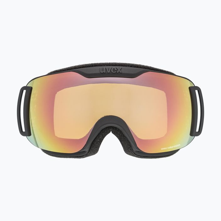 Slidinėjimo akiniai UVEX Downhill 2000 S black mat/mirror rose colorvision yellow 55/0/447/2430 7