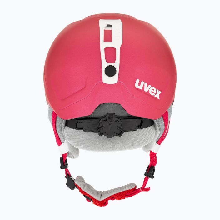 Vaikiškas slidinėjimo šalmas "UVEX Manic Pro" rožinės spalvos matinis 3