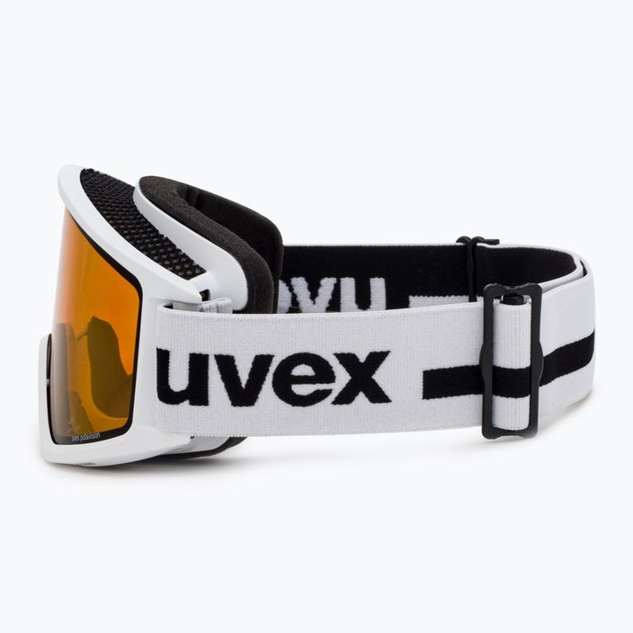 UVEX slidinėjimo akiniai G.gl 3000 P white mat/polavision brown clear 55/1/334/10 4