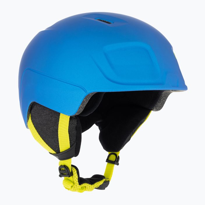 Vaikiškas slidinėjimo šalmas UVEX Manic Pro blue/lime matt