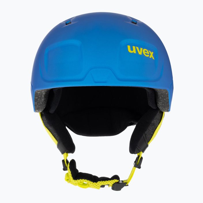 Vaikiškas slidinėjimo šalmas UVEX Manic Pro blue/lime matt 2