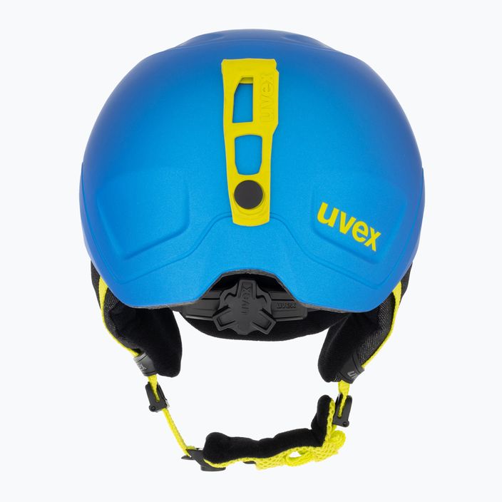 Vaikiškas slidinėjimo šalmas UVEX Manic Pro blue/lime matt 3