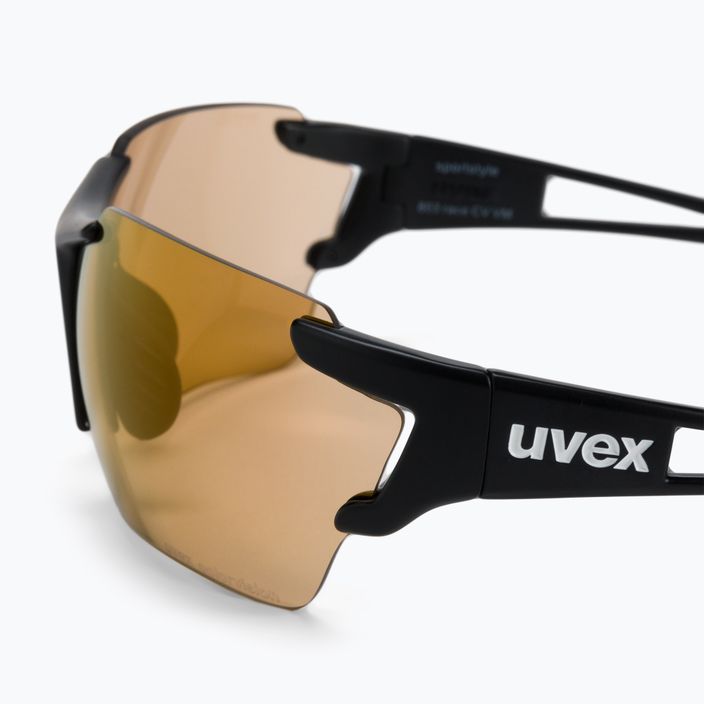UVEX Sportstyle 803 R CV V juodi matiniai/colorvision litemirror raudoni variomatiniai dviračių akiniai 53/2/041/2206 4