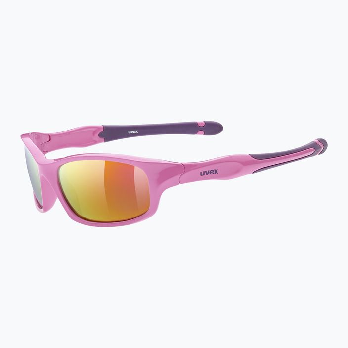 UVEX vaikiški akiniai nuo saulės Sportstyle 507 pink purple/mirror pink 53/3/866/6616 5