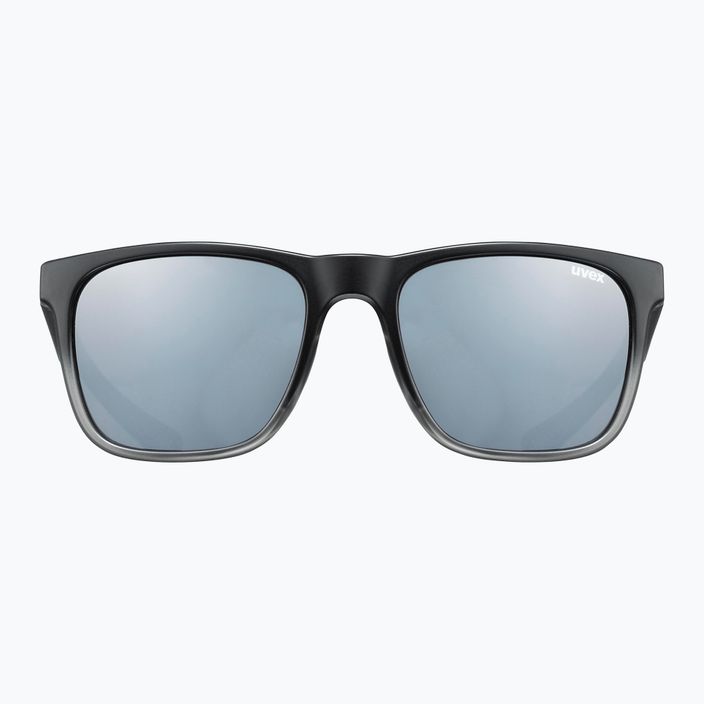UVEX akiniai nuo saulės Lgl 42 juodi skaidrūs / veidrodiniai sidabriniai 53/2/032/2916 6