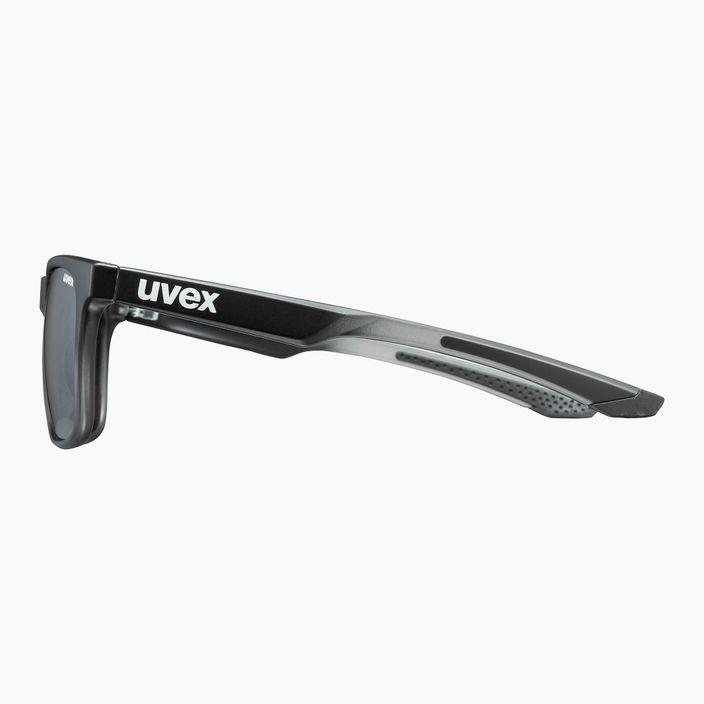 UVEX akiniai nuo saulės Lgl 42 juodi skaidrūs / veidrodiniai sidabriniai 53/2/032/2916 7