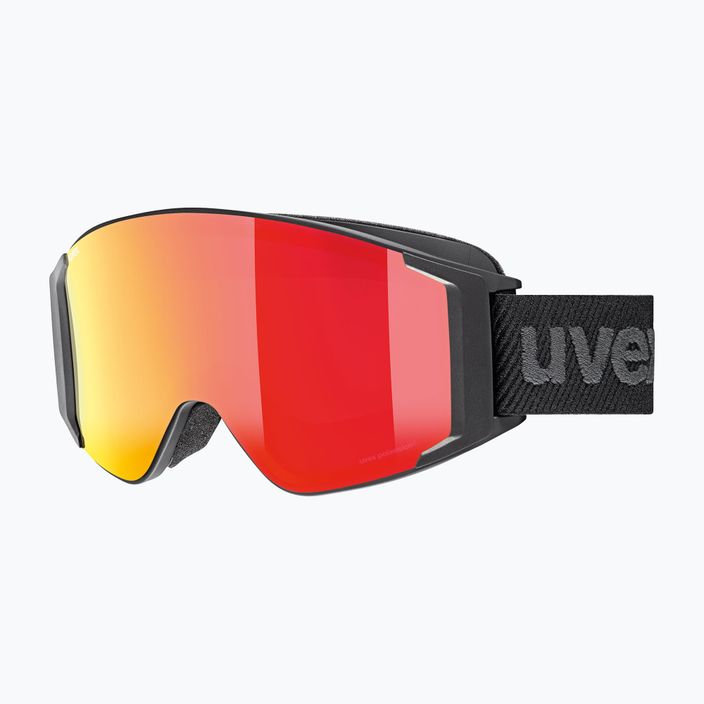 Slidinėjimo akiniai UVEX G.gl 3000 TOP black mat/mirror red polavision/clear 55/1/332/2130 8