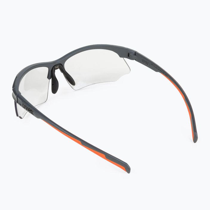 UVEX Sportstyle 802 V pilki matiniai/variomatiniai dūminiai dviratininkų akiniai S5308725501 2