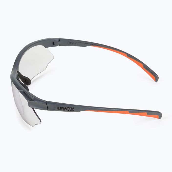 UVEX Sportstyle 802 V pilki matiniai/variomatiniai dūminiai dviratininkų akiniai S5308725501 4