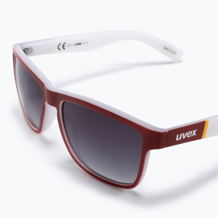 UVEX akiniai nuo saulės Lgl 39 red mat white/litemirror silver degrade S5320123816 5