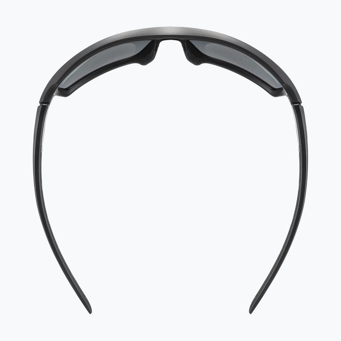 UVEX Sportstyle 229 juodi matiniai/šviesiai sidabriniai akiniai nuo saulės 53/2/068/2216 7