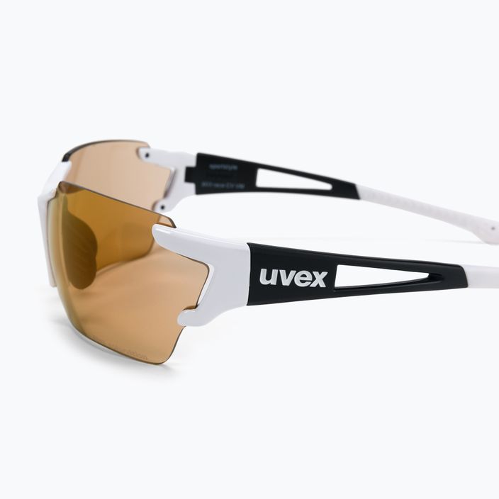 UVEX Sportstyle 803 R CV V white mat/colorvision litemirror red variomatic dviračių akiniai S5320418206 4