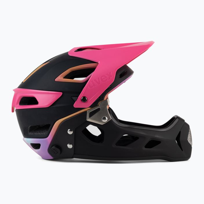 UVEX dviratininko šalmas Jakkyl HDE BOA juodas/rožinis S4109780615 3