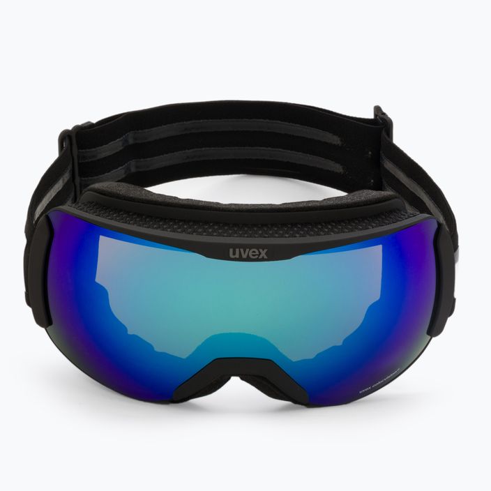 UVEX Downhill 2100 CV slidinėjimo akiniai juodi matiniai/veidrodiniai mėlyni colorvision žali 55/0/392/20 2