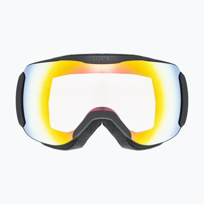 UVEX Downhill 2100 V slidinėjimo akiniai juodi matiniai/veidrodiniai vaivorykštiniai variomatiniai/skaidrūs 55/0/391/2030 7
