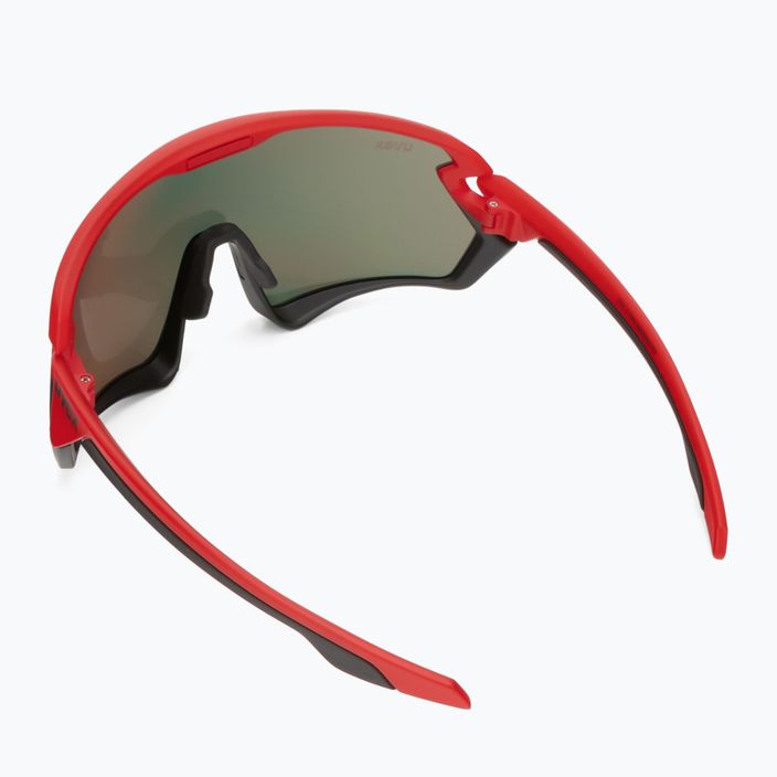 UVEX Sportstyle 231 raudoni matiniai/veidrodiniai raudoni dviratininko akiniai S5320653216 2