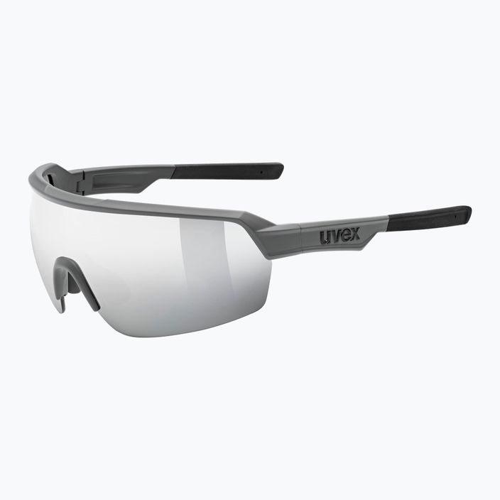 UVEX Sportstyle 227 pilki matiniai / veidrodiniai sidabriniai dviratininko akiniai S5320665516 6