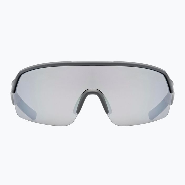 UVEX Sportstyle 227 pilki matiniai / veidrodiniai sidabriniai dviratininko akiniai S5320665516 8