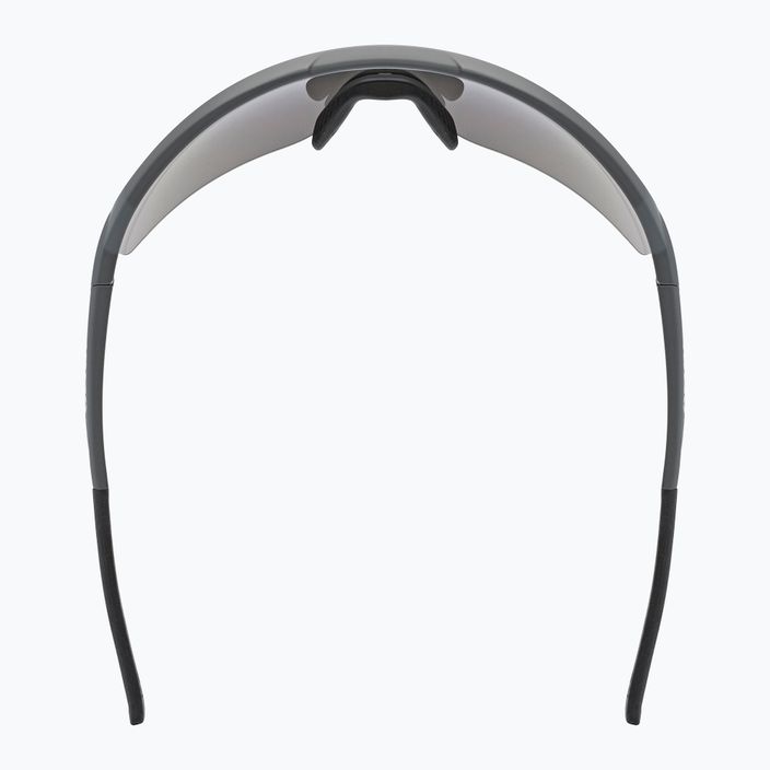 UVEX Sportstyle 227 pilki matiniai / veidrodiniai sidabriniai dviratininko akiniai S5320665516 9