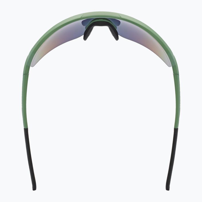 UVEX Sportstyle 227 olive mat/mirror red dviratininkų akiniai S5320667716 9