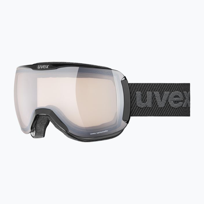 Slidinėjimo akiniai UVEX Downhill 2100 V black/mirror silver variomatic/clear 55/0/391/2230 7
