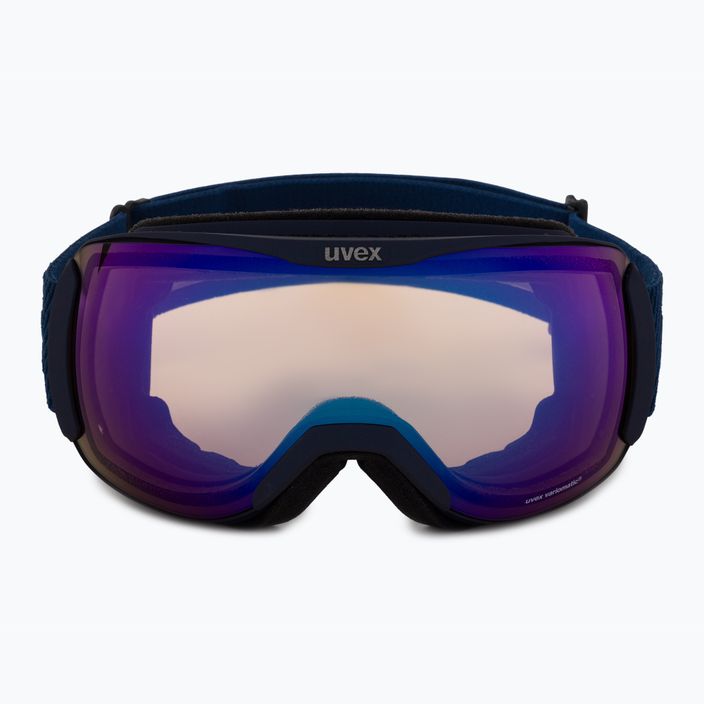 Slidinėjimo akiniai UVEX Downhill 2100 V navy mat/mirror blue variomatic/clear 55/0/391/4030 2