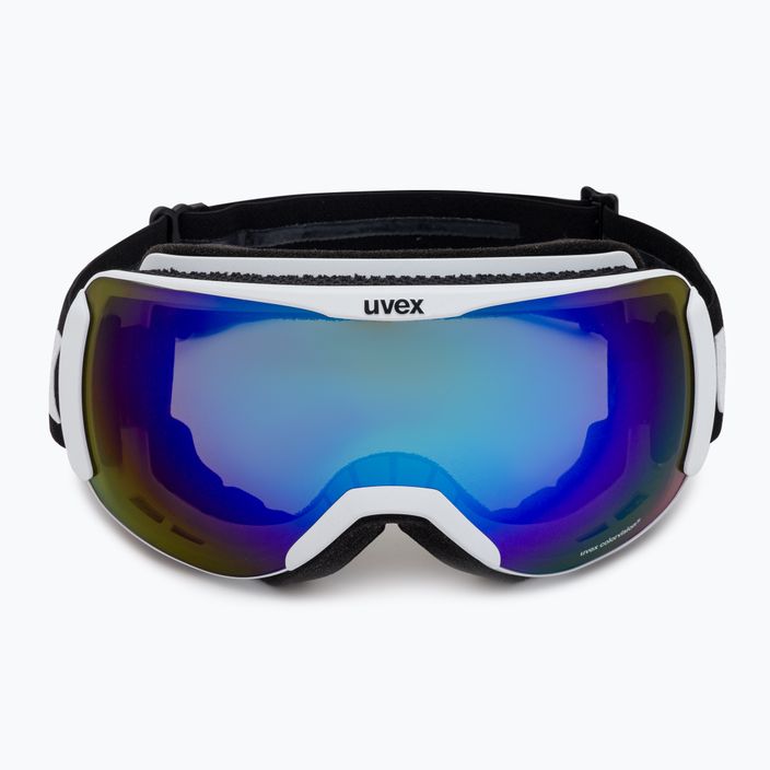 UVEX Downhill 2100 CV slidinėjimo akiniai balti matiniai/veidrodiniai mėlyni colorvision žali 55/0/392/10 2