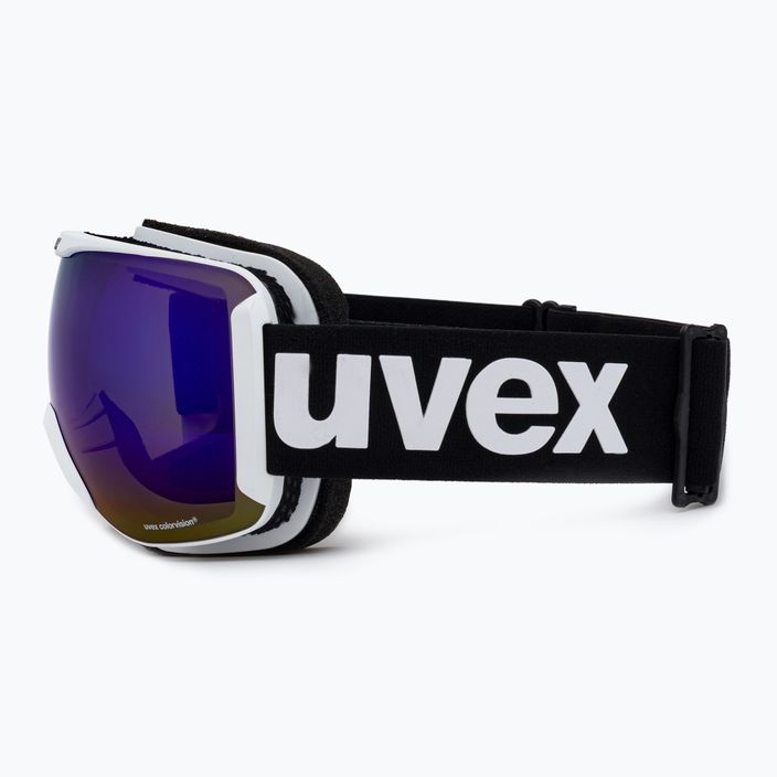 UVEX Downhill 2100 CV slidinėjimo akiniai balti matiniai/veidrodiniai mėlyni colorvision žali 55/0/392/10 4