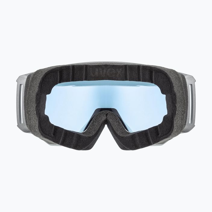 UVEX Athletic FM slidinėjimo akiniai rhino matiniai/veidrodiniai sidabriniai mėlyni 55/0/520/5230 8