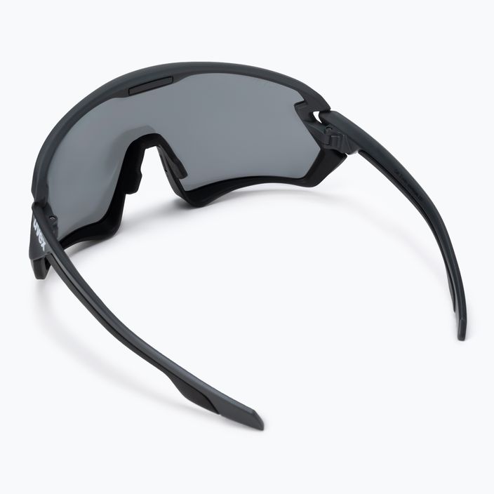 UVEX Sportstyle 231 pilki, juodi, matiniai, veidrodiniai, sidabriniai dviratininko akiniai S5320652506 2