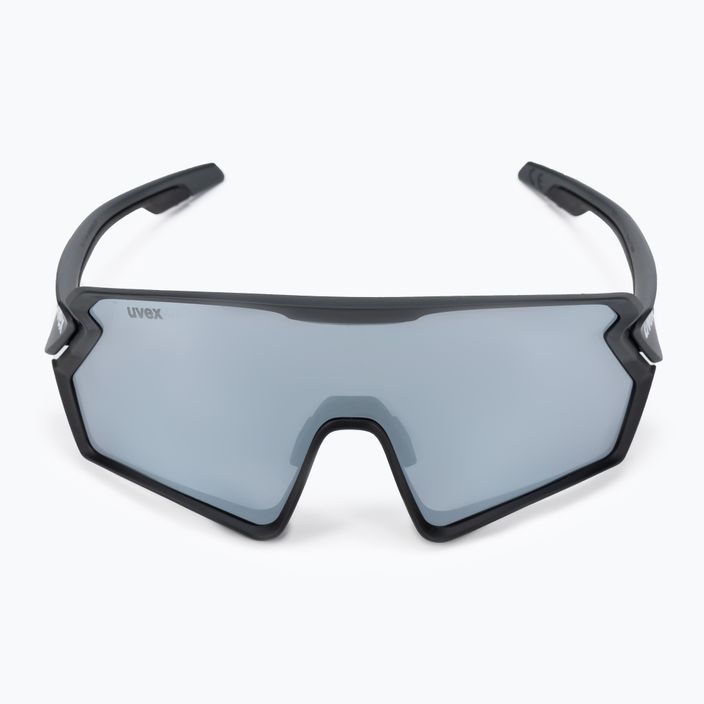 UVEX Sportstyle 231 pilki, juodi, matiniai, veidrodiniai, sidabriniai dviratininko akiniai S5320652506 3