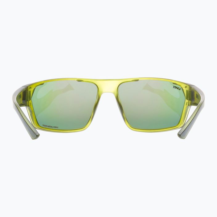 UVEX Sportstyle 233 P žali matiniai/poliariniai veidrodiniai žali dviratininkų akiniai S5320977770 8