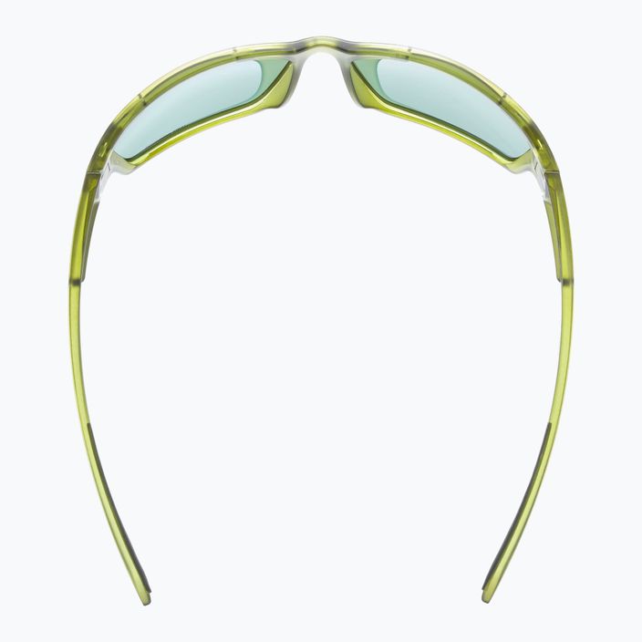 UVEX Sportstyle 233 P žali matiniai/poliariniai veidrodiniai žali dviratininkų akiniai S5320977770 9
