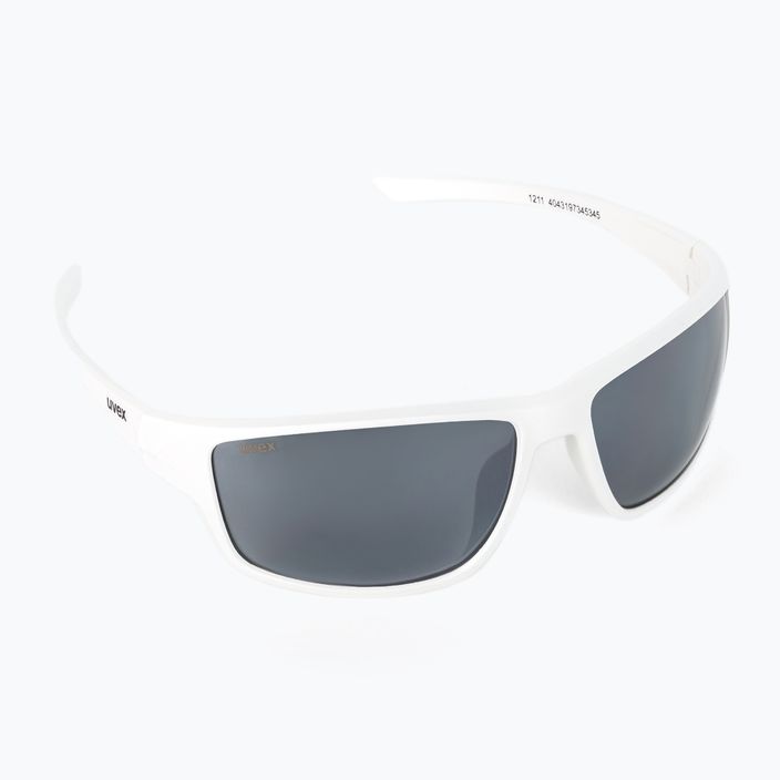 Dviračių akiniai UVEX Sportstyle 230 white mat/litemirror silver 53/2/069/8816