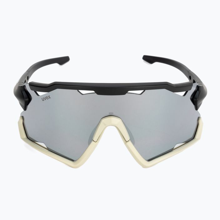 UVEX Sportstyle 228 juodi smėlio matiniai / veidrodiniai sidabriniai dviratininkų akiniai 53/2/067/2816 3