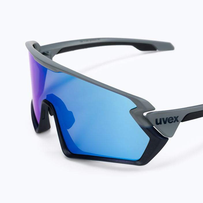 UVEX Sportstyle 231 rhino deep space mat/mirror blue dviratininkų akiniai S5320655416 5
