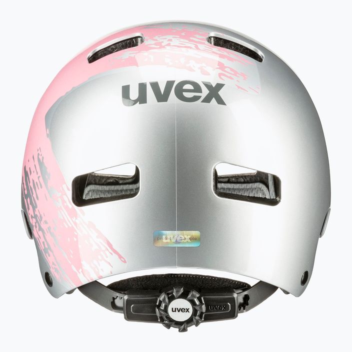 UVEX Kid 3 vaikiškas dviratininko šalmas sidabrinės/rožinės spalvos 41/4/819/36/17 8